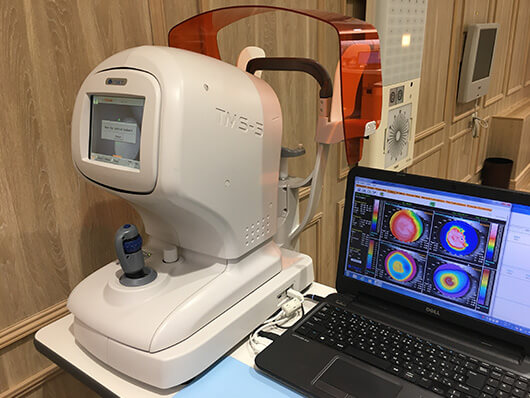 前眼部形状解析装置（TMS-5)